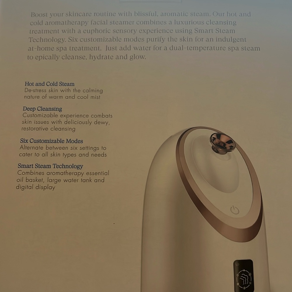 Sonia, hot and cold facial steamer